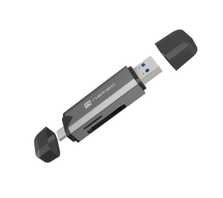 Natec Scarab 3 NCZ-2262 USB-A + USB-C SD/MICRO SD USB 3.1 GEN 1 Szary