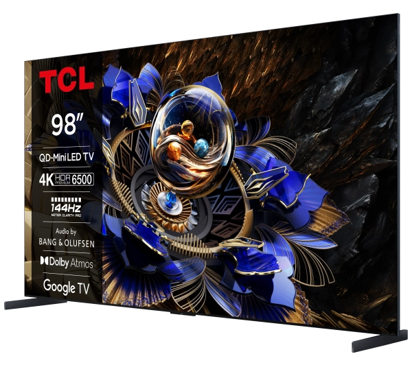 TCL 98X11K  98" QD-Mini LED 4K 144Hz Google TV Dolby Vision IQ Dolby Atmos HDMI 2.1 DVB-T2 - Kup na Raty - RRSO 0%