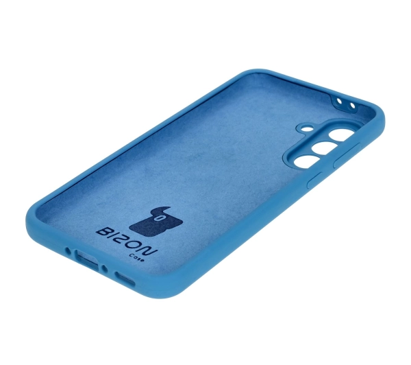 Bizon Silikonowe Soft do Galaxy A36 5G Niebieski