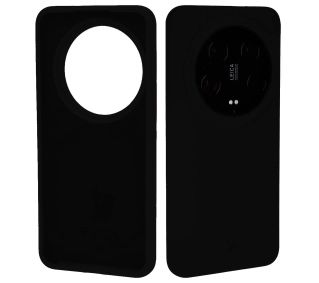 Bizon Silikonowe Soft do Xiaomi 14 Ultra Czarny