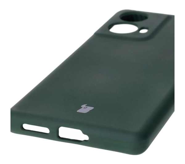 Bizon Silikonowe Soft do Motorola Moto G85 5G Ciemnozielony