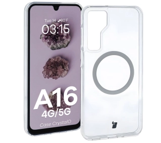 Bizon CrystalO z MagSafe do Galaxy A16 4G/5G Przezroczyste