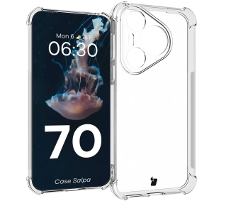 Bizon Elastyczne Salpa do Huawei Pura 70 Przezroczysty