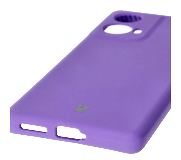 Bizon Silikonowe Soft do Motorola Moto G85 5G Fioletowy