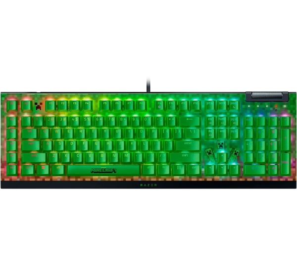 Razer BlackWidow V4 X Minecraft Edition Zielony