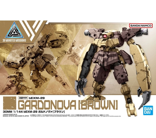 Bandai 30MM 1/144 b-EXM29 GARDONOVA [BROWN]