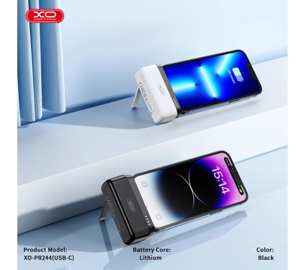 XO Mini PR244 USB-C 5000mAh 20W Czarny