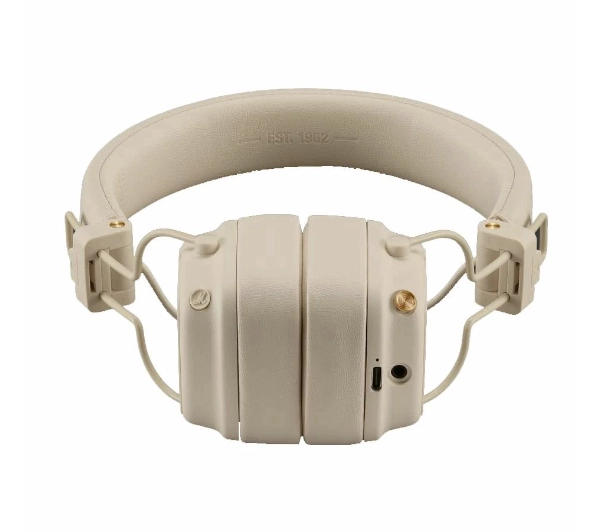 Marshall Major V Cream Nauszne Bluetooth 5.3 Kremowy - ⚡ EURO HIT CENOWY! ⚡ - Kup na Raty - RRSO 0%