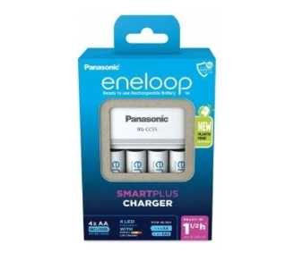 Panasonic Eneloop BQ-CC55E + 4 akumulatory AA 2000mAh