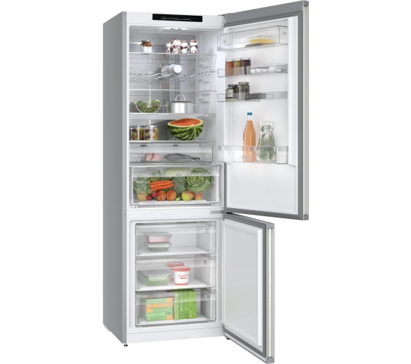 Bosch Serie 6 KGN494ICF Pełny No Frost 203cm Komora świezosci Stal szczotkowana - Kup na Raty - RRSO 0%