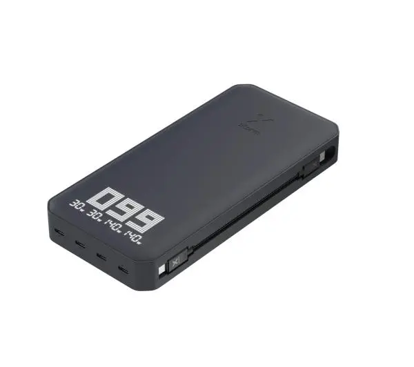Xtorm XB403 Titan Ultra 27000mAh 200W Czarny + Ładowarka XEC140 GaN2 Ultra 140W Biały - Kup na Raty - RRSO 0%