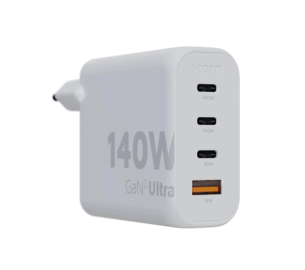 Xtorm XB403 Titan Ultra 27000mAh 200W Czarny + Ładowarka XEC140 GaN2 Ultra 140W Biały - Kup na Raty - RRSO 0%