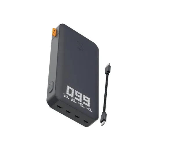 Xtorm XB403 Titan Ultra 27000mAh 200W Czarny + Ładowarka XEC140 GaN2 Ultra 140W Biały - Kup na Raty - RRSO 0%