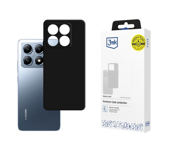 Etui 3MK Silicone Case do Xiaomi 14T Czarny