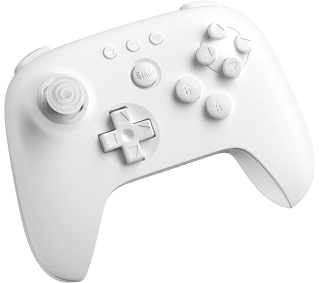 8BitDo 64 Bluetooth Controller do Nintendo Switch, PC Android Bezprzewodowy Biały