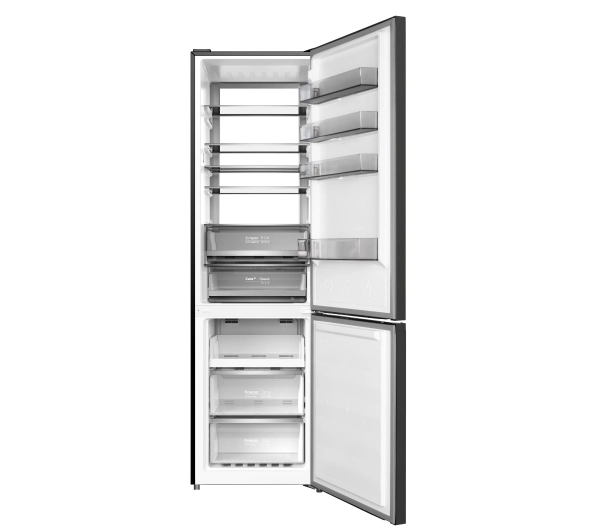 Amica FK3706D.5DFZXC (C) Pełny No Frost 200cm Komora świeżości Czarny Inox - Kup na Raty - RRSO 0%