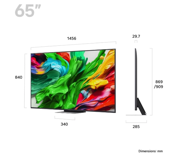 LG 65QNED86A6A  65" QNED evo AI miniLED 4K 144Hz webOS Dolby Vision HDMI 2.1 DVB-T2 - ⚡ EURO HIT CENOWY! ⚡ - Kup na Raty - RRSO 0%
