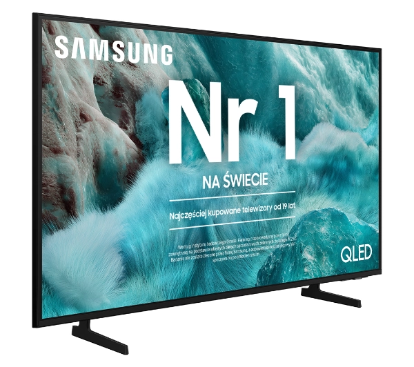 Samsung QE75Q7F2AU 75" QLED 4K Tizen HDMI 2.1 DVB-T2 - TRZECI -55%, ALBO 5-TY ZA 1ZŁ - Kup na Raty - RRSO 0%