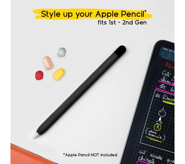 DooDroo do Apple Pencil Czarny + 5 nasadek