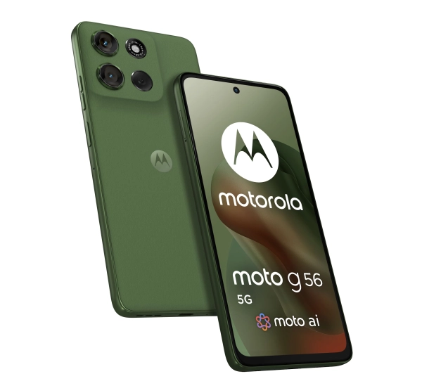 Motorola moto g56 5G 8/256GB Funkcje AI 6,72" 120Hz 50Mpix Dill - ⚡ EURO HIT CENOWY! ⚡ - Kup na Raty - RRSO 0%