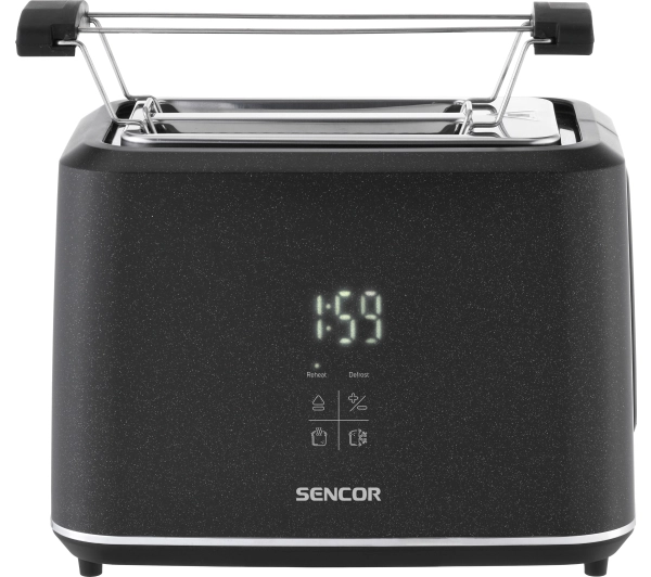 Tostery - Sencor STS 0600BK Ruszt do bułek Rozmrażanie 1080W