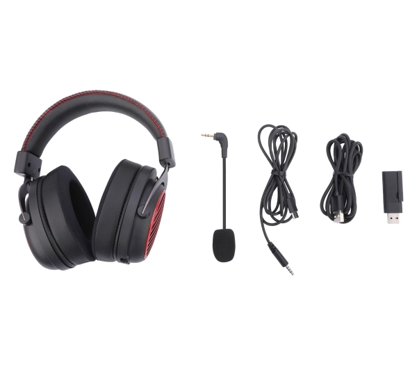 Redragon H540-PRO Luna Wireless Nauszne Czarny
