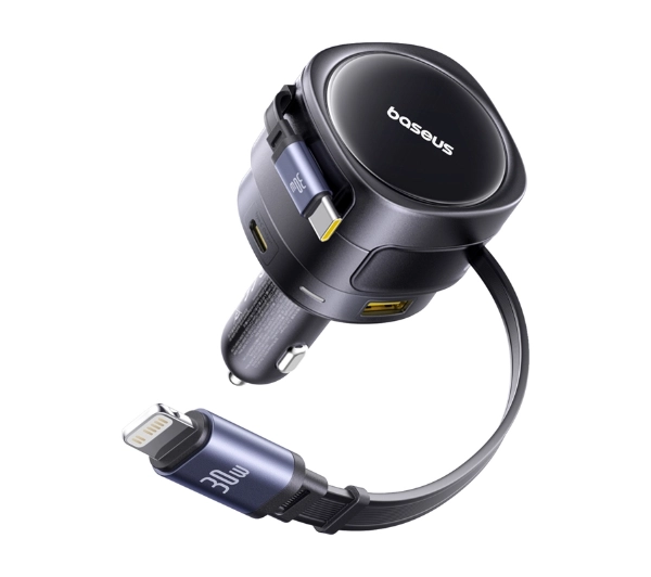 Baseus USB-C USB 90W + kabel USB-C Lightning Czarny