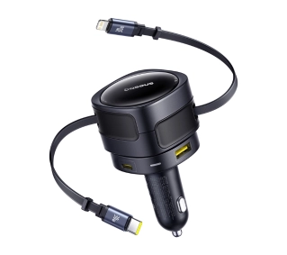 Baseus USB-C USB 90W + kabel USB-C Lightning Czarny