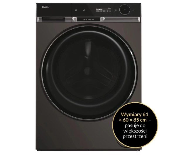 Haier HW100-BD14397PGUS Funkcje AI 10kg 1400obr/min - TRZECI -55%, ALBO 5-TY ZA 1ZŁ - Kup na Raty - RRSO 0%