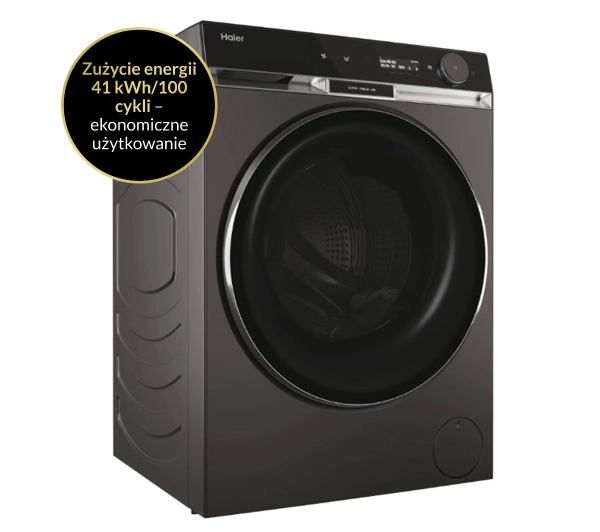 Haier HW100-BD14397PGUS Funkcje AI 10kg 1400obr/min - TRZECI -55%, ALBO 5-TY ZA 1ZŁ - Kup na Raty - RRSO 0%