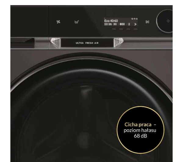 Haier HW100-BD14397PGUS Funkcje AI 10kg 1400obr/min - TRZECI -55%, ALBO 5-TY ZA 1ZŁ - Kup na Raty - RRSO 0%