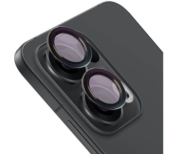 Bizon na aparat z aplikatorem Snap Lens do Oppo Reno13 Pro czarna ramka