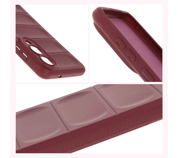 Bizon Tur do Galaxy S25 Edge Burgundowy