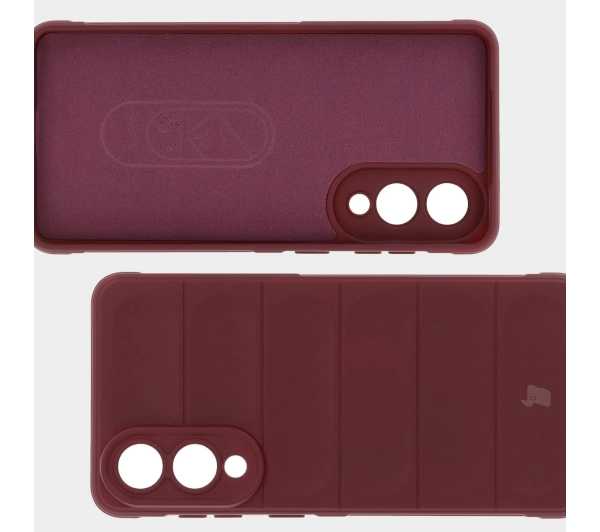 Bizon Tur do Galaxy S25 Edge Burgundowy