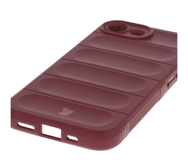 Bizon Tur do iPhone 16e Burgundowy
