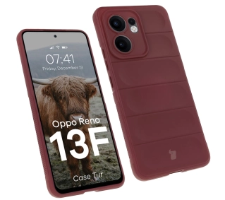 Bizon Tur do Oppo Reno13 F Burgundowy