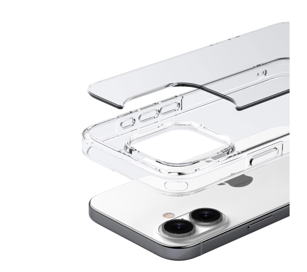 Bizon Halo do iPhone 16 Plus Przezroczysty