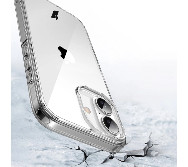 Bizon Halo do iPhone 16 Plus Przezroczysty