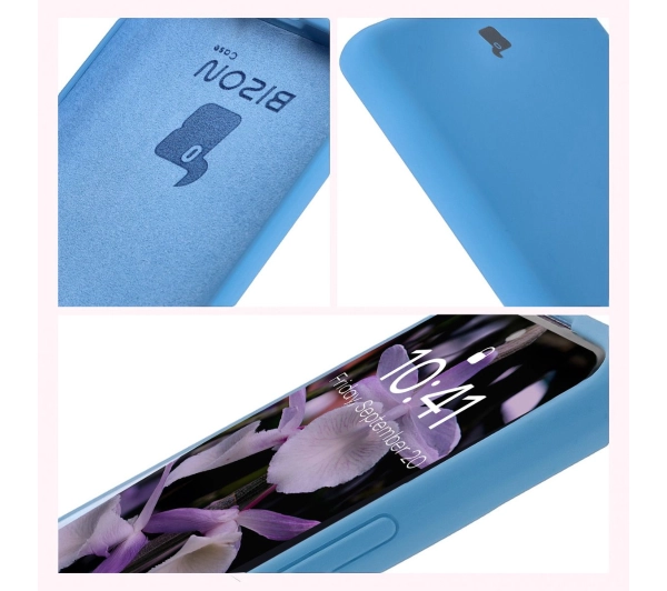Bizon Silikonowe Soft do Xiaomi Redmi Note 14 Pro 4G Niebieski