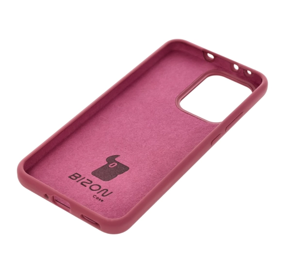 Bizon Silikonowe Soft do Oppo Reno13 Pro Śliwkowy