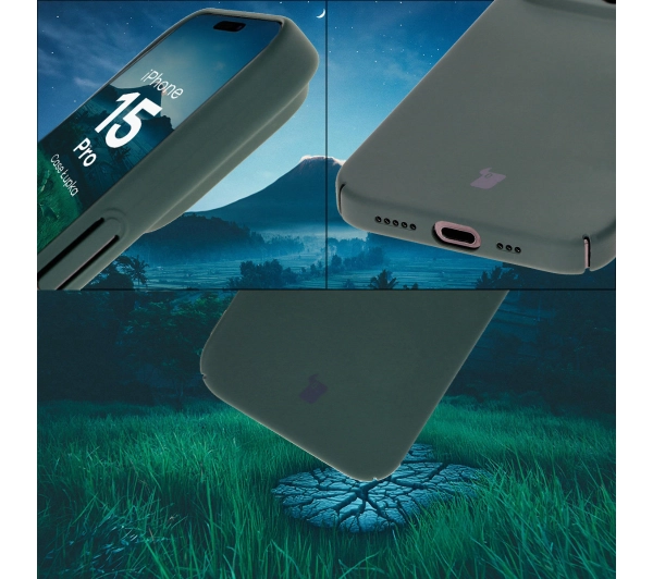 Bizon Łupka do iPhone 15 Pro Zielony