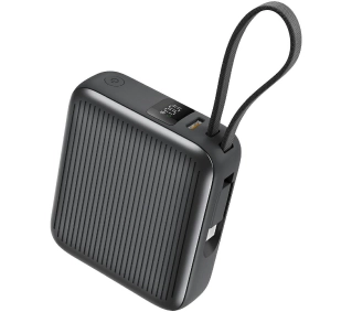 Energea Integra Mini 35 10000mAh Wbudowany kabel USB-C PD 35W Szary