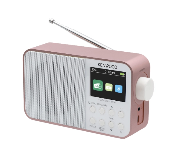 Kenwood CR-M30DAB-R Radio FM DAB+ Bluetooth Różowy