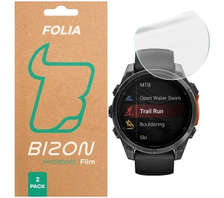 Bizon matowa Film Sun do Garmin Tactix 8 AMOLED 51 mm / Garmin Tactix 8 SOLAR 51 mm, 2 sztuki