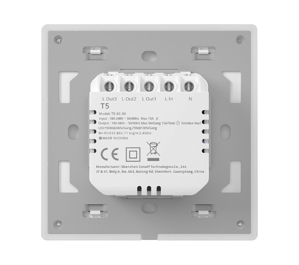 Sonoff TX T5 2C 2-kanałowy