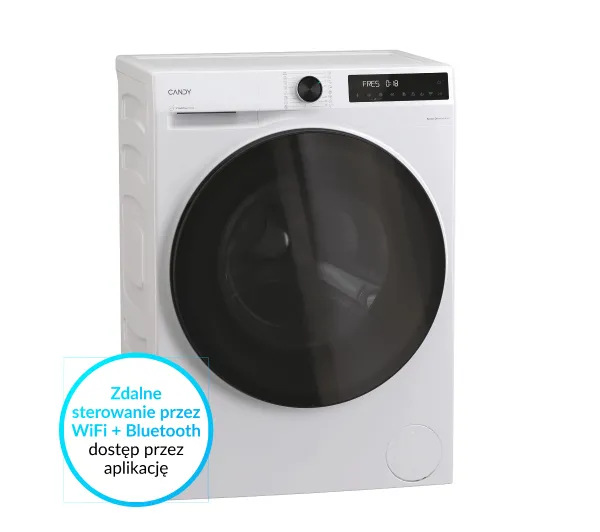 Candy ProWash 550 BP 412BL8-S 12kg 1400obr/min Zdalne starowanie - TRZECI -55%, ALBO 5-TY ZA 1ZŁ - Kup na Raty - RRSO 0%
