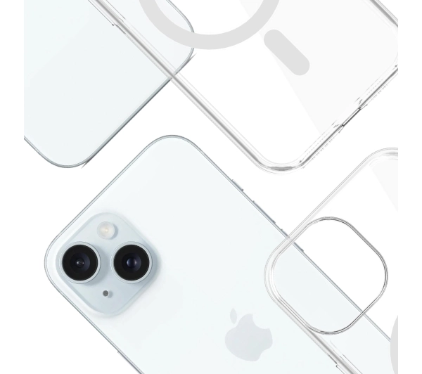 3mk EverClear MagCase do iPhone 15 Przezroczysty
