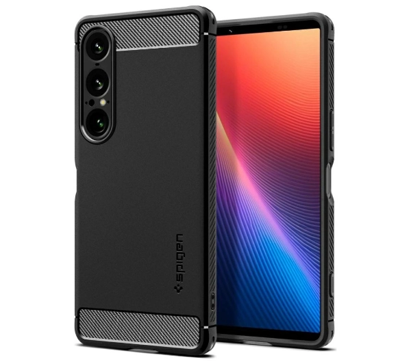 Etui SPIGEN Rugged Armor do Sony Xperia 1 VII Czarny Mat