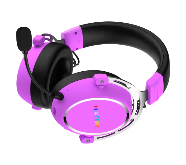 Hator Hypergang 3 Wireless ESH52 ANC Nauszne Fioletowy - Kup na Raty - RRSO 0%