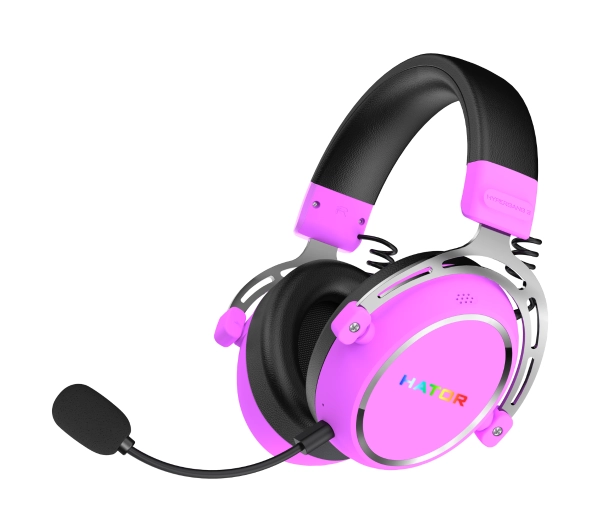 Hator Hypergang 3 Wireless ESH52 ANC Nauszne Fioletowy - Kup na Raty - RRSO 0%